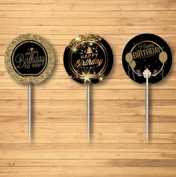 10'lu Kürdan Gold Happy