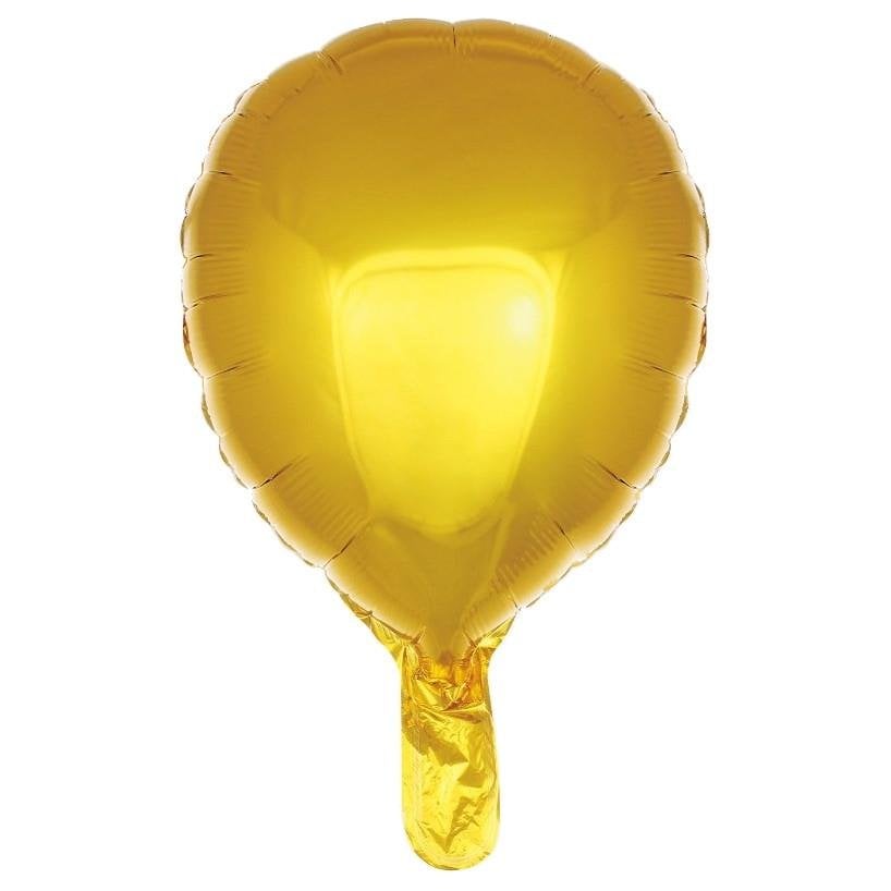 18 inç Lateks Şekilli Gold Renk Balon