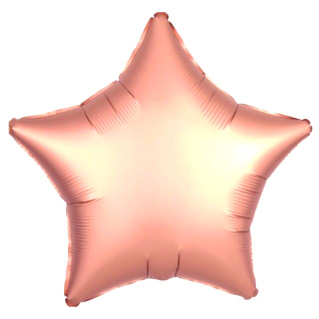18 inç Yıldız Rose Gold Renk Folyo Balon