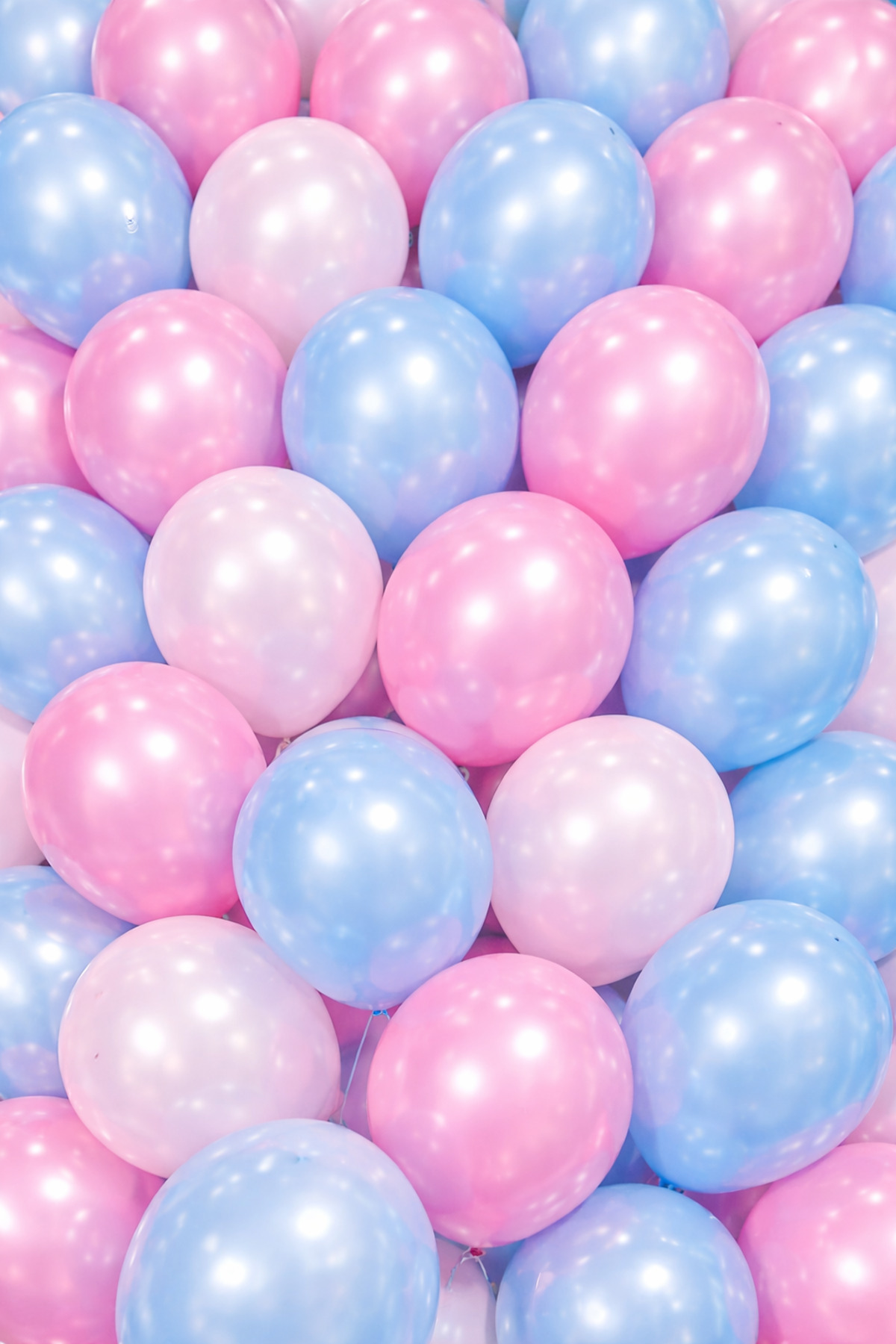 20 adet Açık Pembe pembe beyaz metalik balon Cinsiyet belirleme partisi Kız mı ? Erkek mi