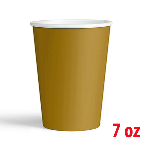 7 Oz Karton Bardak Gold 8'li