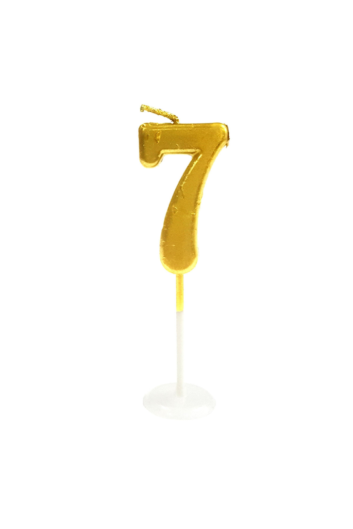 7 yaş doğum günü pasta mumu yaş mumu rakam mum sayı 9cm