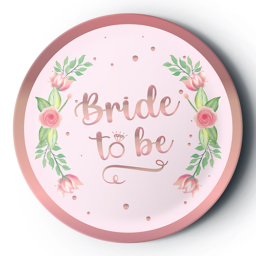 8'li Karton Tabak Bride To Be