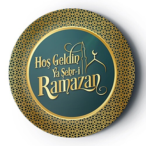 8'li Karton Tabak Hoşgeldin Ramazan