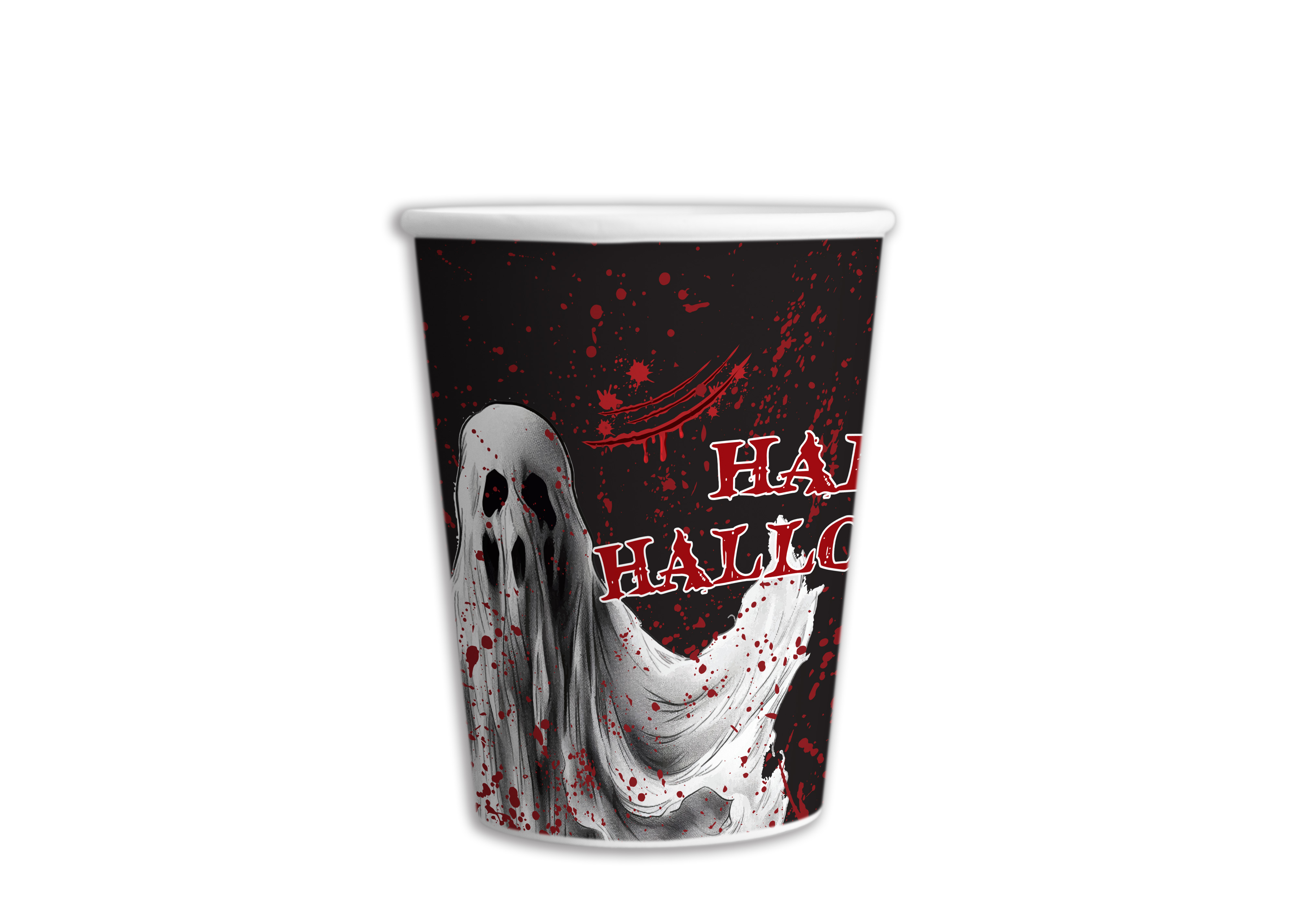 8 Oz Karton Bardak Hallowen Bloody 8'li