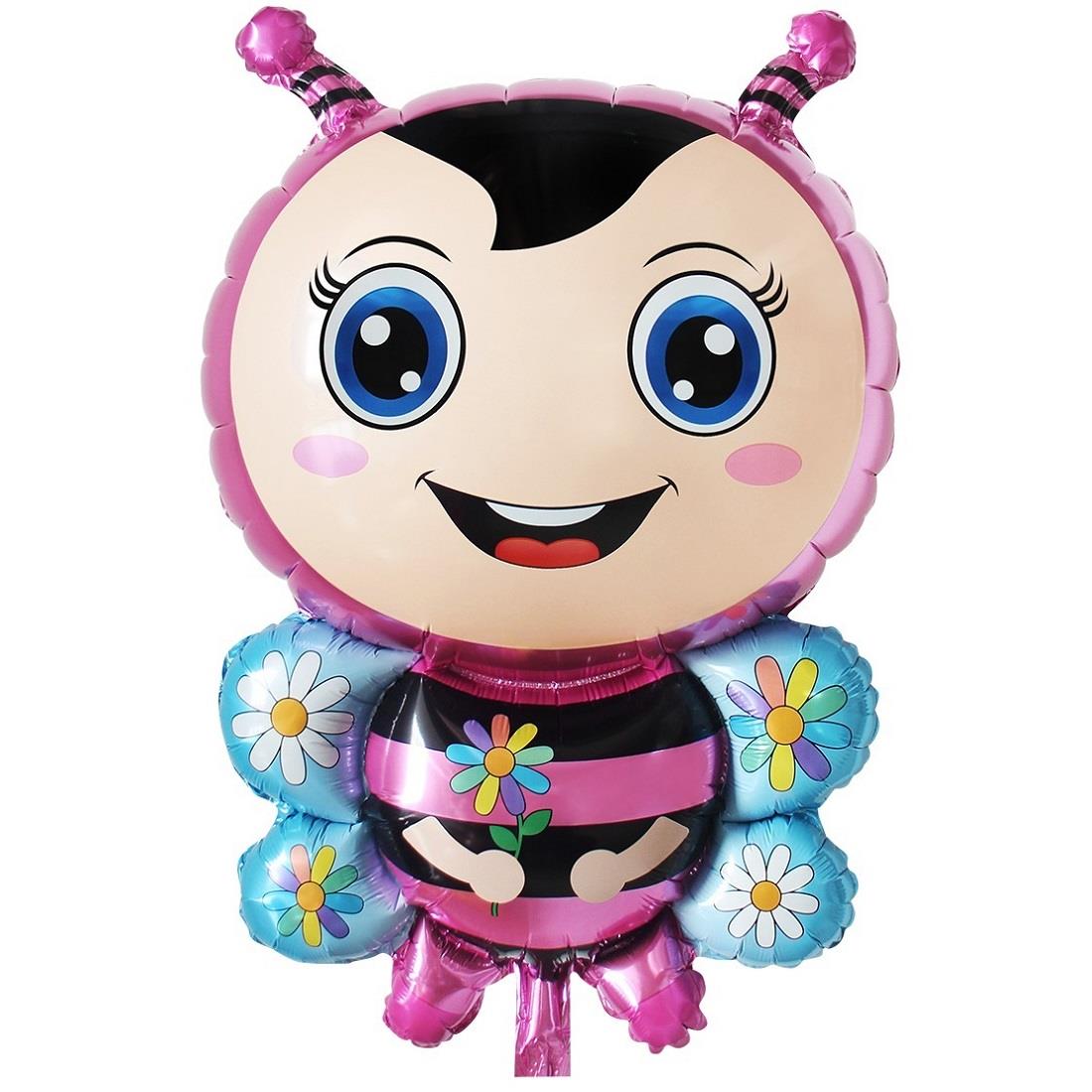 Arı Maya Pembe Folyo Balon