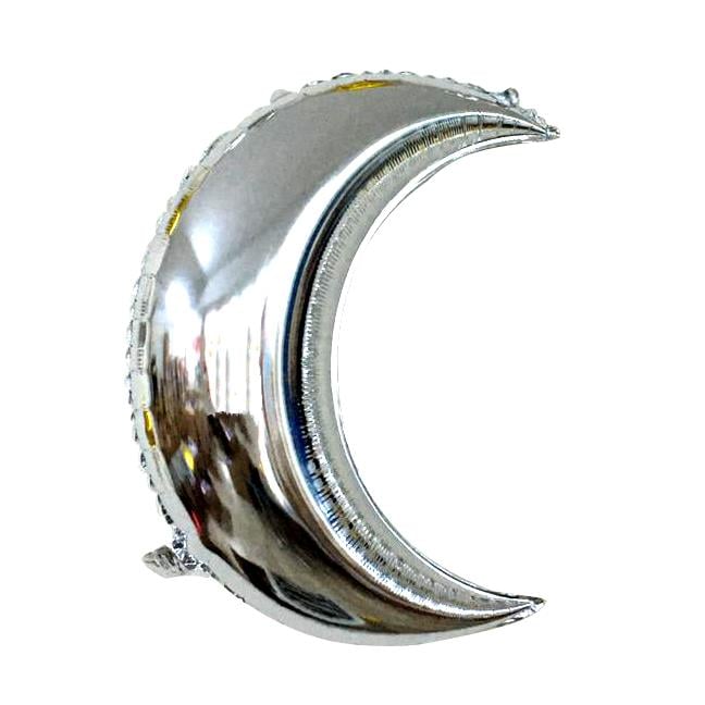 Ay Gümüş Folyo Balon 65*74