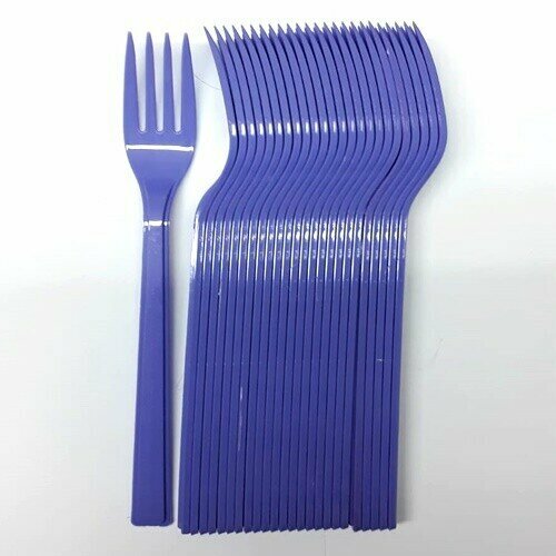 Eco 25'li Plastik Çatal Lila