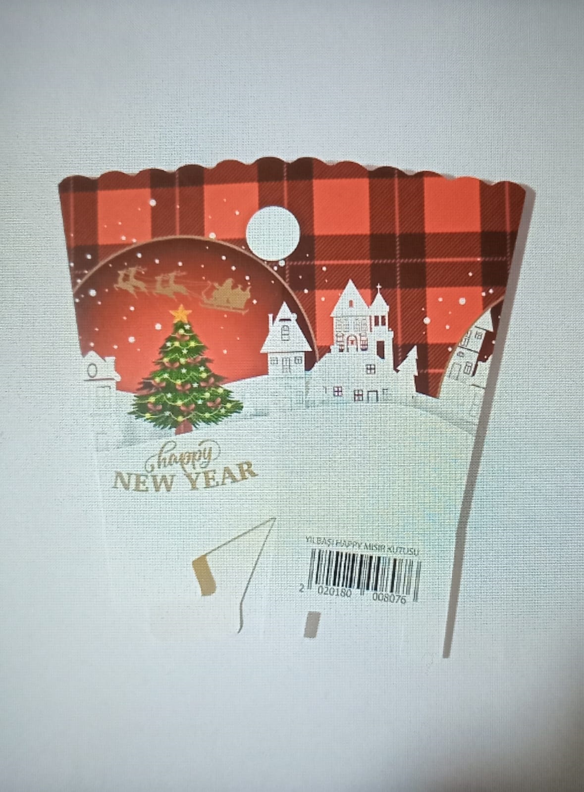 Eco 8'li Mısır Kutusu Hapy New Year