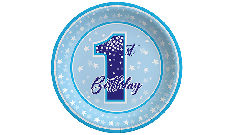 Fırst Bırthday Stars Boy Tabak 1 Yaş