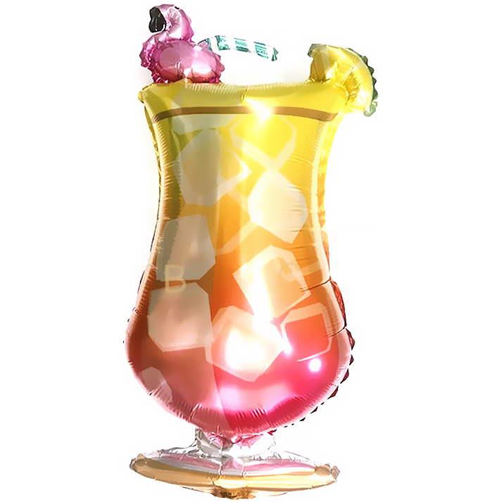 Flamingo Kokteyl Bardak Folyo Balon 38,5*83