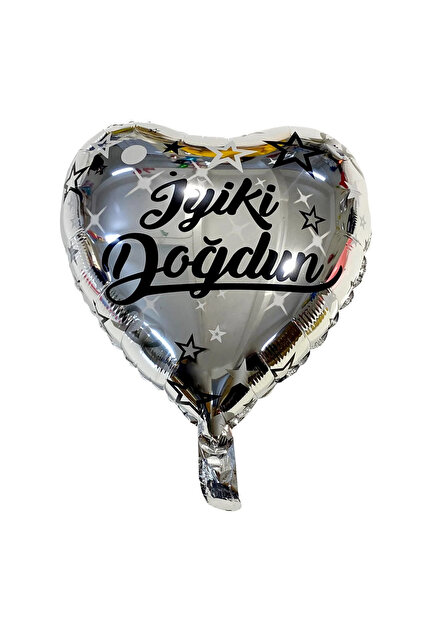 İyi Ki Doğdun Yazılı Kalp Folyo Balon