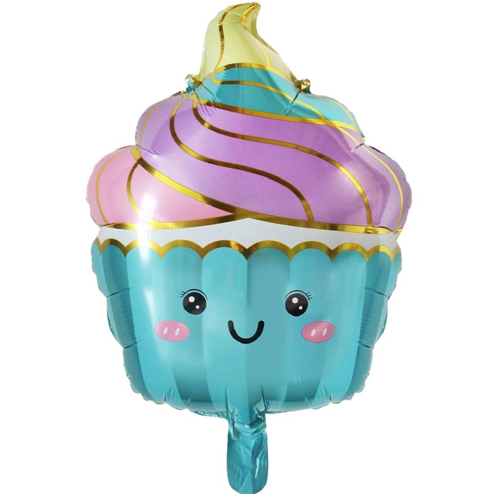 Kek Dondurma Mavi Folyo Balon 44*61,5