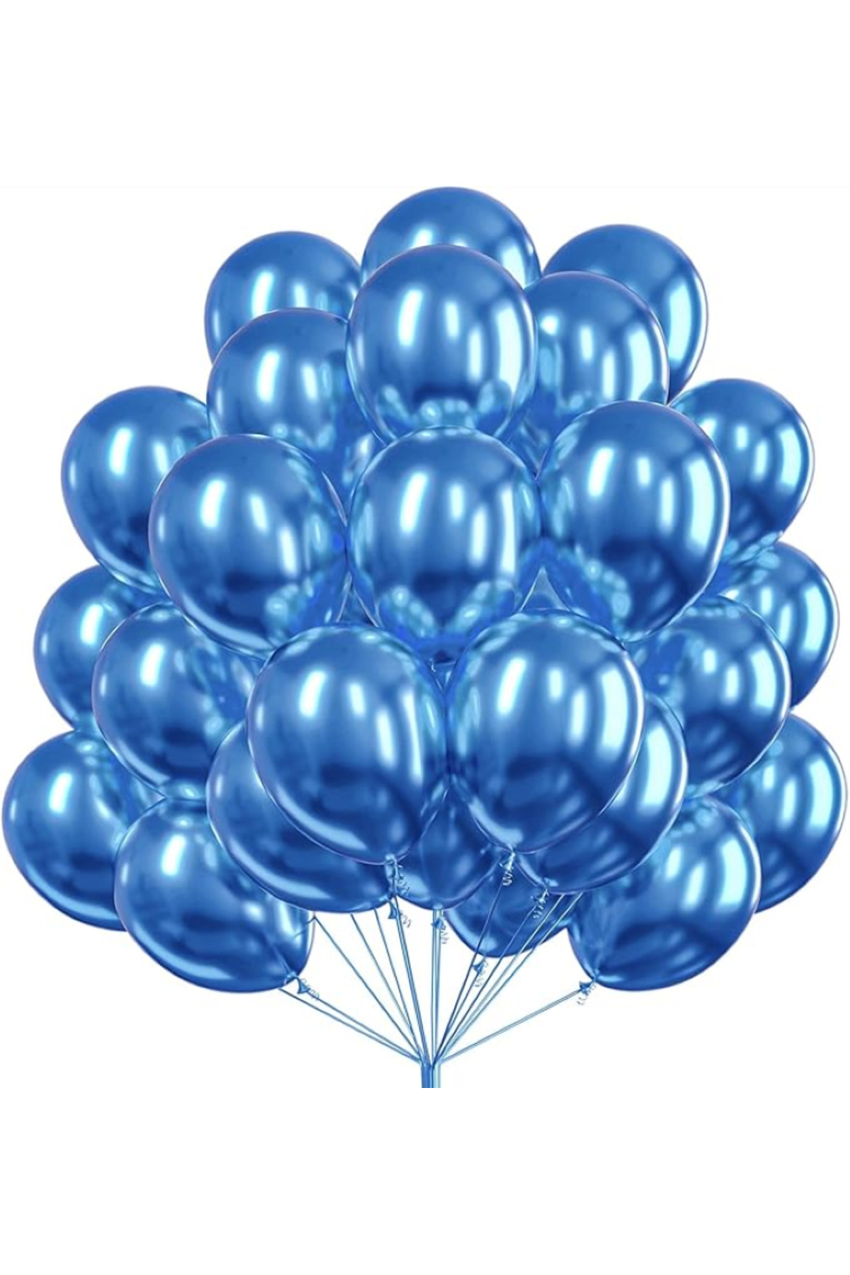 Krom Mavi Balon 12inc (50 Adet)