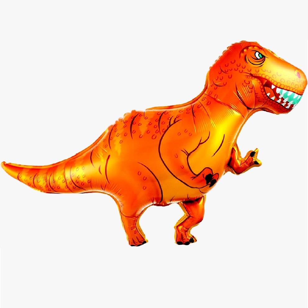 T-Rex Jurassic Turuncu Dinazor Folyo Balon 41*104