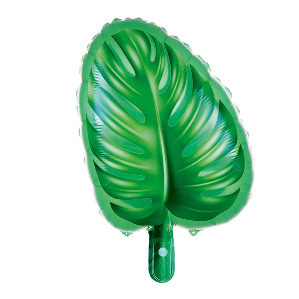Tropikal Şeffaf Yaprak Folyo Balon 40*51,5