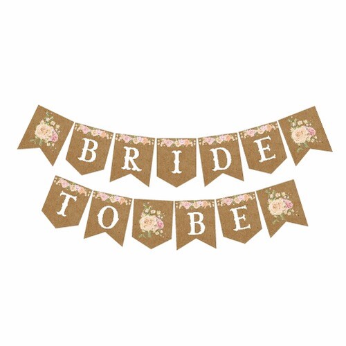 Zikzak Banner Bride to Be