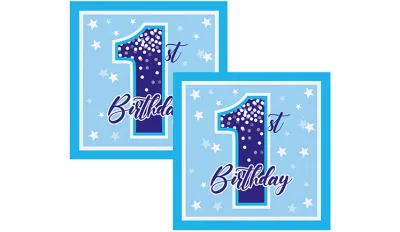 Fırst Bırthday Stars Boy Kağıt Peçete 33x33 16'lı