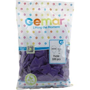 Gemar G90 10inc Pastel Balon - Mor