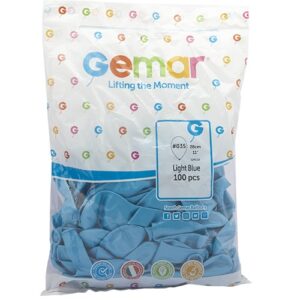 Gemar G110 11inc Metalik Balon - Açık Mavi