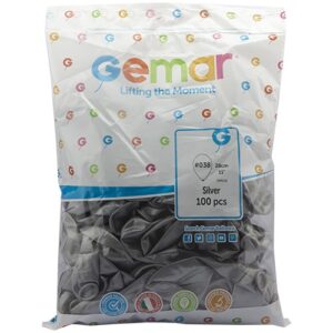 Gemar G110 11inc Metalik Balon - Gümüş