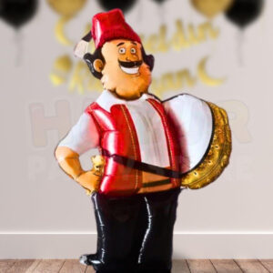 Ramazan davulcusu Dev boy Folyo balon 119,5 CM