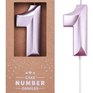 Yaş pasta mumu doğmu günü pasta mumu Kristal Rosepembe kaliteli