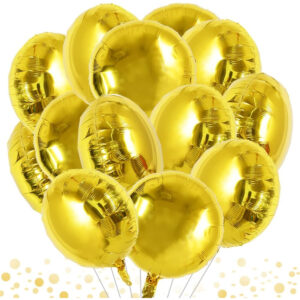 Yuvarlak folyo balon hava ve helyum ile uyumlu