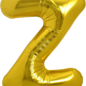 Z Harf Balon Altın Gold 78cm büyük boy Hava ve helyum ile uyumlu