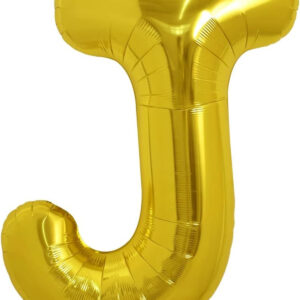 J Harf Balon Altın Gold 78cm büyük boy Hava ve helyum ile uyumlu
