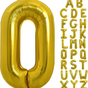 Tüm harfler Harf Balon Altın Gold 78cm büyük boy