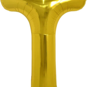 Tüm harfler Harf Balon Altın Gold 78cm büyük boy