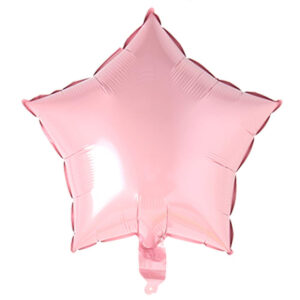 Açık Pembe Yıldız folyo balon tüm renkler 45cm şık görüntü hava ve helyum uyumlu