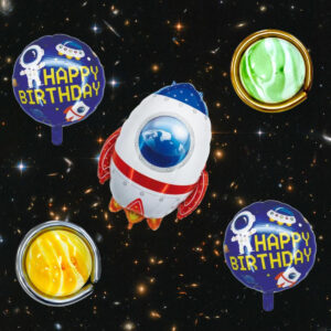 5li balon setleri folyo hava ve helyum ile uyumlu