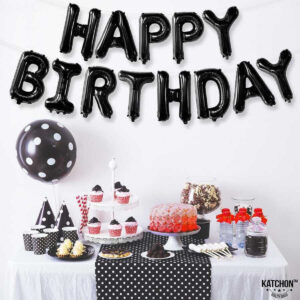 Happy birthday balon Tüm Renkler DEV BOY 30cm harfler