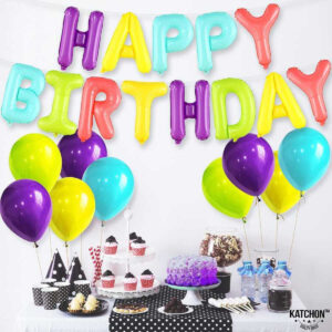 Happy birthday balon Tüm Renkler DEV BOY 30cm harfler