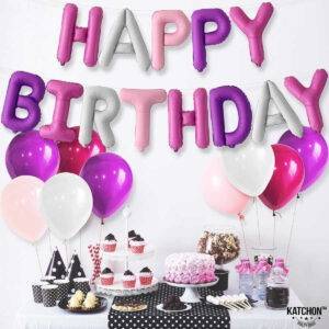 Happy birthday balon Tüm Renkler DEV BOY 30cm harfler