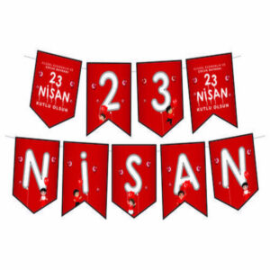 23 Nisan afiş banner milli bayram ulusal cocuk bayramı ip beraber