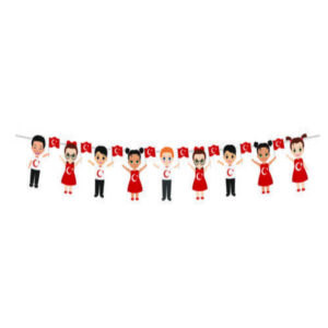 23 Nisan afiş banner milli bayram ulusal cocuk bayramı ip beraber