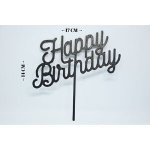 Pasta mumu happy birthday siyah