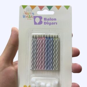 Kaliteli Sönmeyen Mum Üfleyince Sönmeyen şaka mumu 10'lu