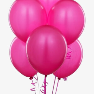 25 adet Pembe metalik balon