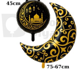 2'li Ramazan Ayı Folyo balon kubbe cami şeklinde kaliteli