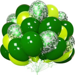 Konfetili Balonlar 40'lı Paket Doğum Günü Süslemeleri Premium Lateks Balonlar