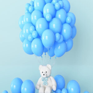 25 Adet Mavi Renk Balon – Helyum Uyumlu, Kaliteli Ve Dayanıklı