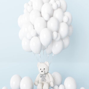 10 Adet Beyaz Renk Balon – Helyum Uyumlu, Kaliteli Ve Dayanıklı