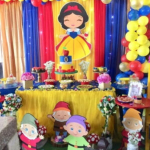 20 Adet Balon Zincir Pamuk Prenses Konsept Doğum Günü Parti Sarı, Lacivert, Kırmızı