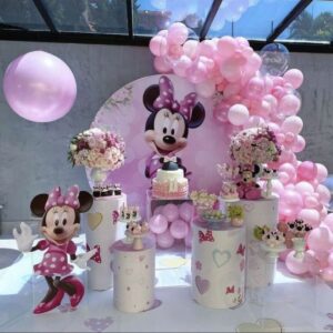 30 adet Pembe Balon Zincir Seti [balon zincir hediyeli]