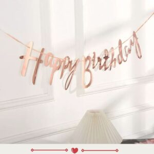 Happy Birthday Yazılı Parti Bannerı – Doğum Günlerinize Renk Katın!