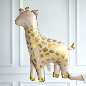 Altın Zürafa Folyo Balon Ile Eğlenceye Renk Katın! 🎈